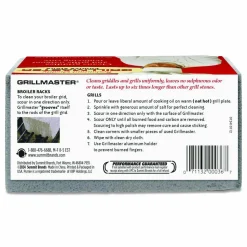Pumie Grillmaster Griddle and Grill Cleaning Brick, 5.75 x 2.75, Gray, 12/Carton