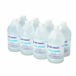Pure Bright Clear Ammonia, 64 oz Bottle, 8/Carton