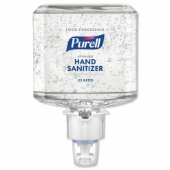 PURELL Advanced E3-Rated Instant Hand Sanitizer Gel, 1,200 mL Refill, Fragrance-Free, For ES4 Dispensers, 2/Carton