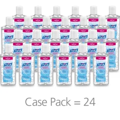 PURELL Advanced Hand Sanitizer Refreshing Gel for First Aid Providers, 4 fl oz Flip-Cap Bottle (Pack of 24)