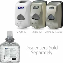 PURELL Advanced Hand Sanitizer Gel Refill, Refreshing Fragrance, 1200 mL, Case Of 4