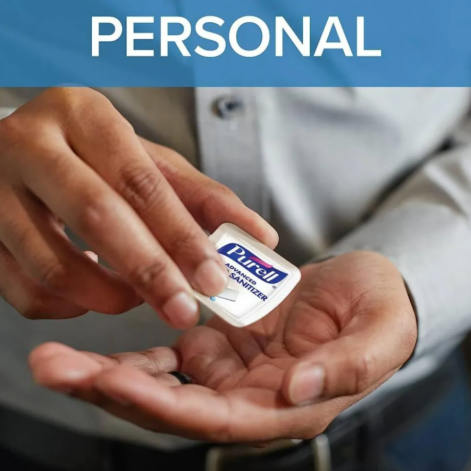 PURELL Advanced Hand Sanitizer Single Use, Gel, 1.2 mL, Packet, Fragrance-Free, 125/Box