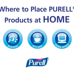 PURELL Advanced Hand Sanitizer Soothing Gel, 12 oz Pump Bottle, Fresh Scent