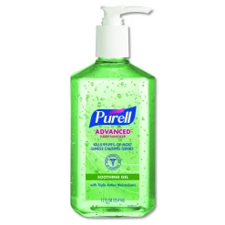 PURELL Advanced Hand Sanitizer Soothing Gel, 12 oz Pump Bottle, Fresh Scent