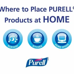 PURELL Advanced Hand Sanitizer Soothing Gel, Fresh Scent, 12 fl oz Pump Bottle, Case Of 12