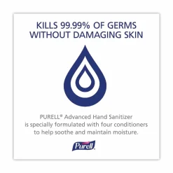 PURELL Advanced Hand Sanitizer Refreshing Gel, 1.5 L Pump Bottle, Clean Scent, 4/Carton
