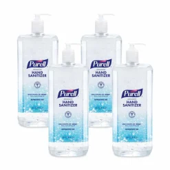 PURELL Advanced Hand Sanitizer Refreshing Gel, 1.5 L Pump Bottle, Clean Scent, 4/Carton