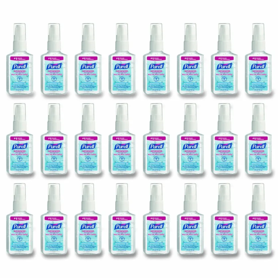 PURELL Advanced Hand Sanitizer Single Use, Gel, 1.2 mL Packet, Fragrance-Free, 2,000/Carton