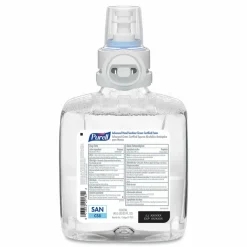 PURELL Advanced Hand Sanitizer Green Certified Foam Refill, For CS8 Dispensers, 1,200 mL, Fragrance-Free, 2/Carton