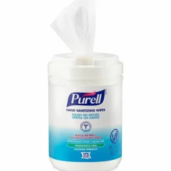 PURELL Alcohol Hand Sanitizing Wipes - White - 175/Pack - 903106