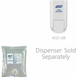 PURELL CS2 Hand Sanitizer Dispenser, 1,000 mL, 5.14 x 3.83 x 10, White, 6/Carton