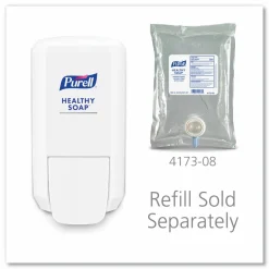 PURELL CS2 Hand Sanitizer Dispenser, 1,000 mL, 5.14 x 3.83 x 10, White, 6/Carton