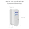 Purell CS2 Push-Style Hand Sanitizer Dispensers, White, Case Of 6 Dispensers