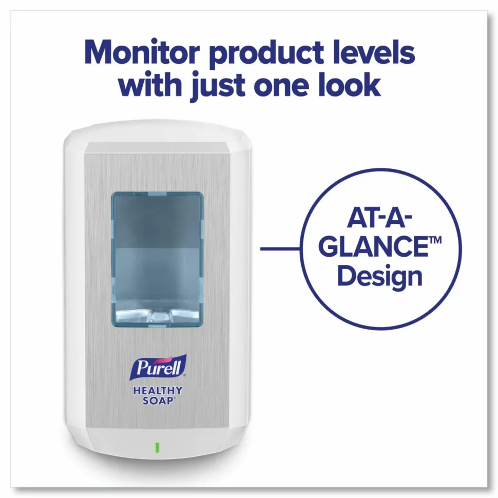 PURELL CS6 Soap Touch-Free Dispenser, 1,200 mL, 4.88 x 8.8 x 11.38, White