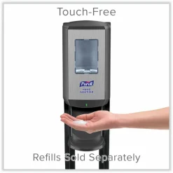 Purell CS6 Touch-Free Dispenser Floor Stand, For Hand Sanitizer, Graphite, 7416-DS