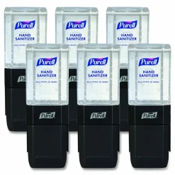 PURELL ES1 Hand Sanitizer Dispenser Starter Kit, 450 mL, 3.12 x 5.88 x 5.81, Graphite, 6 Kits/Carton