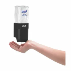 PURELL ES1 Hand Sanitizer Dispenser Starter Kit, 450 mL, 3.12 x 5.88 x 5.81, Graphite, 6 Kits/Carton