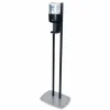 PURELL ES8 Hand Sanitizer Floor Stand with Dispenser, 1,200 mL, 13.5 x 5 x 28.5, Graphite/Silver