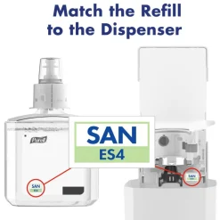 Purell ES4 Wall-Mount Hand Sanitizer Dispenser, White