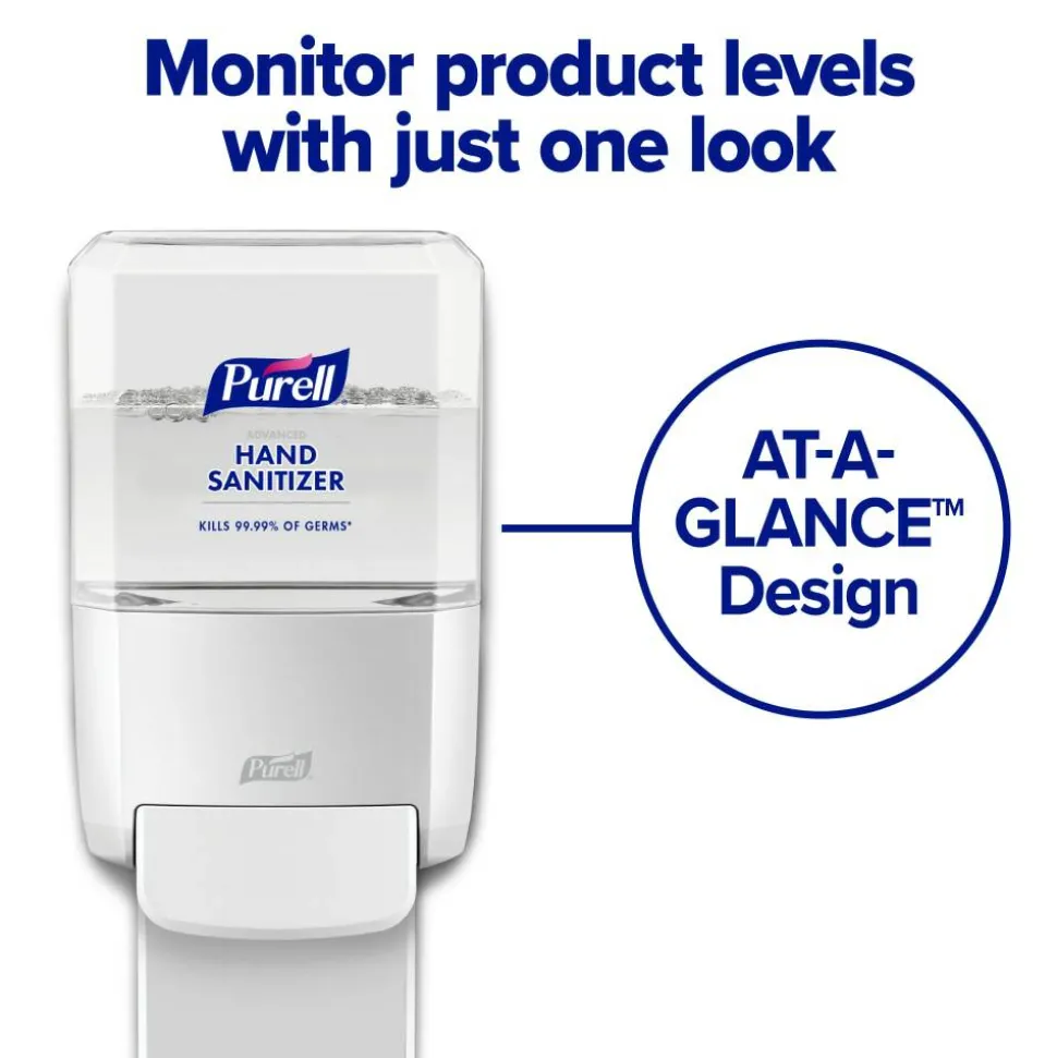 Purell ES4 Wall-Mount Hand Sanitizer Dispenser, White
