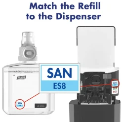 Purell ES8 Wall-Mount Hand Sanitizer Dispenser, Graphite