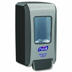 PURELL FMX-20 Soap Push-Style Dispenser, 2,000 mL, 6.5 x 4.65 x 11.86, Graphite/Chrome, 6/Carton