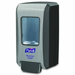PURELL FMX-20 Soap Push-Style Dispenser, 2,000 mL, 6.5 x 4.65 x 11.86, Graphite/Chrome, 6/Carton