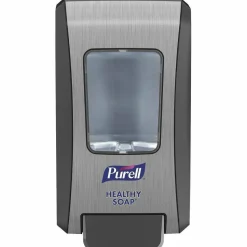 PURELL FMX-20 Soap Push-Style Dispenser, 2,000 mL, 6.5 x 4.65 x 11.86, Graphite/Chrome, 6/Carton