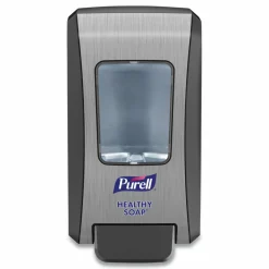 PURELL FMX-20 Soap Push-Style Dispenser, 2,000 mL, 6.5 x 4.65 x 11.86, Graphite/Chrome, 6/Carton