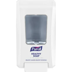 PURELL FMX-20 Soap Push-Style Dispenser, 2,000 mL, 4.68 x 6.5 x 11.66, For K-12 Schools, White, 6/Carton