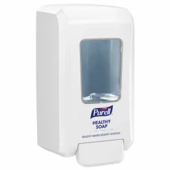 PURELL FMX-20 Soap Push-Style Dispenser, 2,000 mL, 4.68 x 6.5 x 11.66, For K-12 Schools, White, 6/Carton