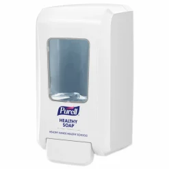 PURELL FMX-20 Soap Push-Style Dispenser, 2,000 mL, 4.68 x 6.5 x 11.66, For K-12 Schools, White, 6/Carton