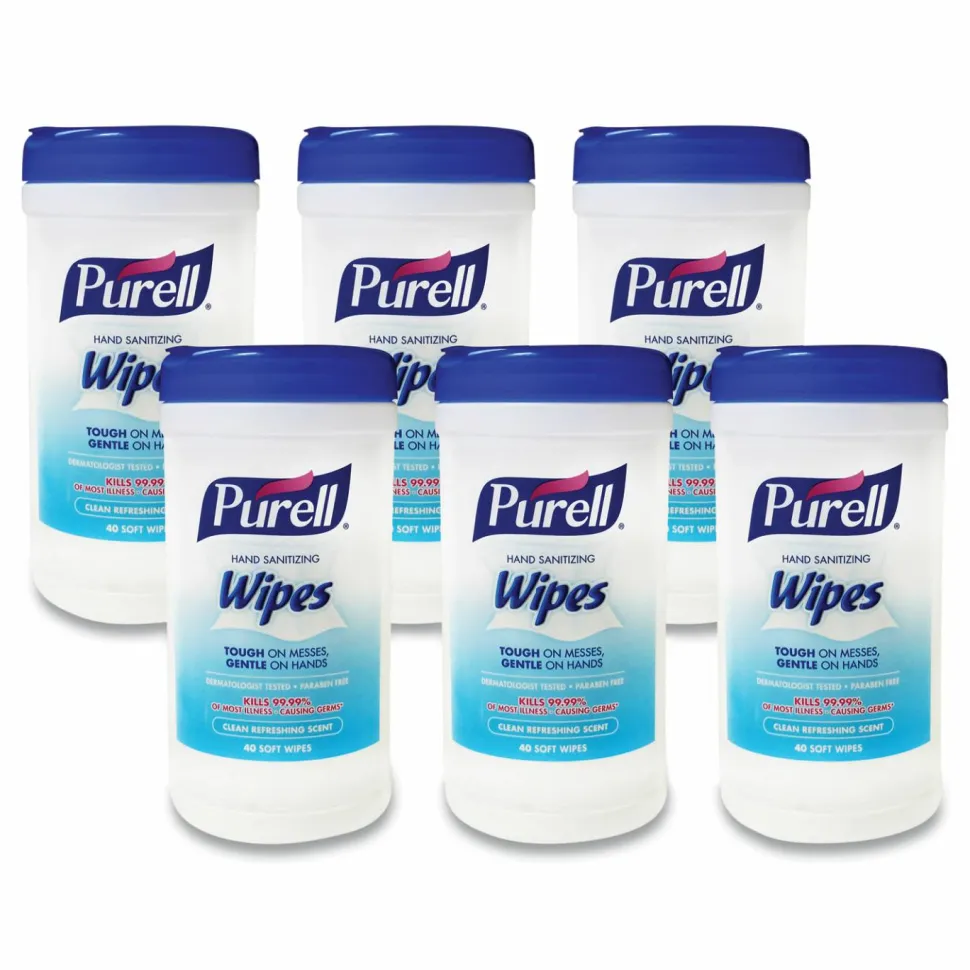 Purell Hand Sanitizing Wipes, Fresh Scent, Pack of 40 Wipes