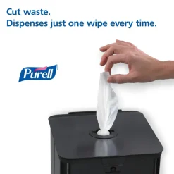 Purell Hand Sanitizing Wipes, Unscented, 1200 Wipes Per Pack, Carton Of 2 Packs