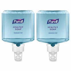 PURELL HEALTHY SOAP Gentle and Free Foam Refill, For ES8 Dispensers, Fragrance-Free, 1,200 mL, 2/Carton