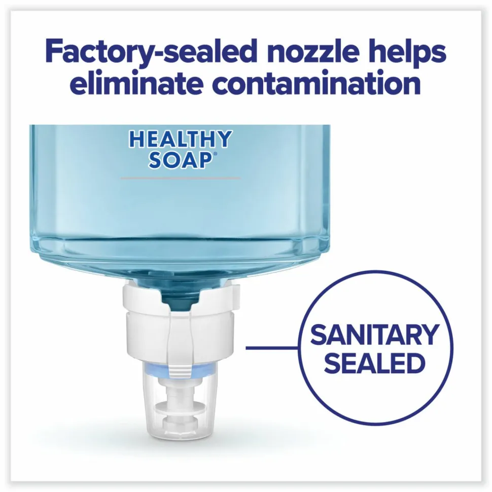 PURELL HEALTHY SOAP Gentle and Free Foam Refill, For ES4 Dispensers, Fragrance-Free, 1,200 mL, 2/Carton