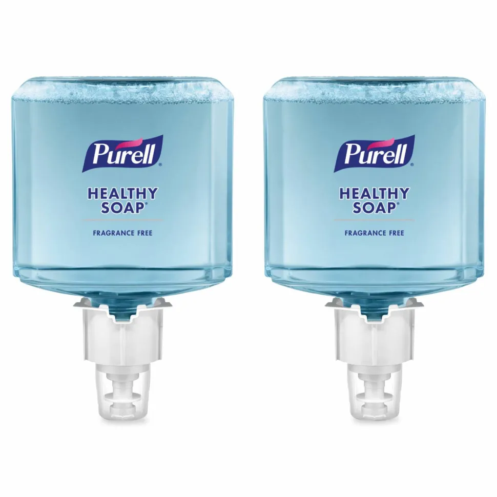 PURELL HEALTHY SOAP Gentle and Free Foam Refill, For ES4 Dispensers, Fragrance-Free, 1,200 mL, 2/Carton