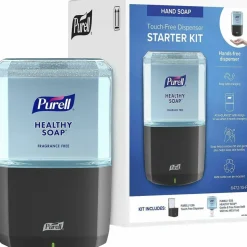 PURELL HEALTHY SOAP Gentle and Free Foam ES6 Starter Kit, 1,200 mL, Graphite