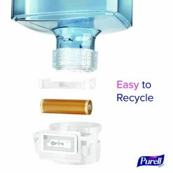 PURELL HEALTHY SOAP With CLEAN RELEASE Technology Foam ES10 Refills, Fragrance Free, 1200 mL, Clear, Case Of 2 Refills