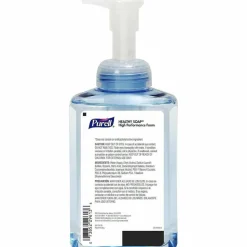 PURELL High Performance HEALTHY SOAP Foam, Fragrance Free, 17.4 Oz, Pack Of 4 Bottles