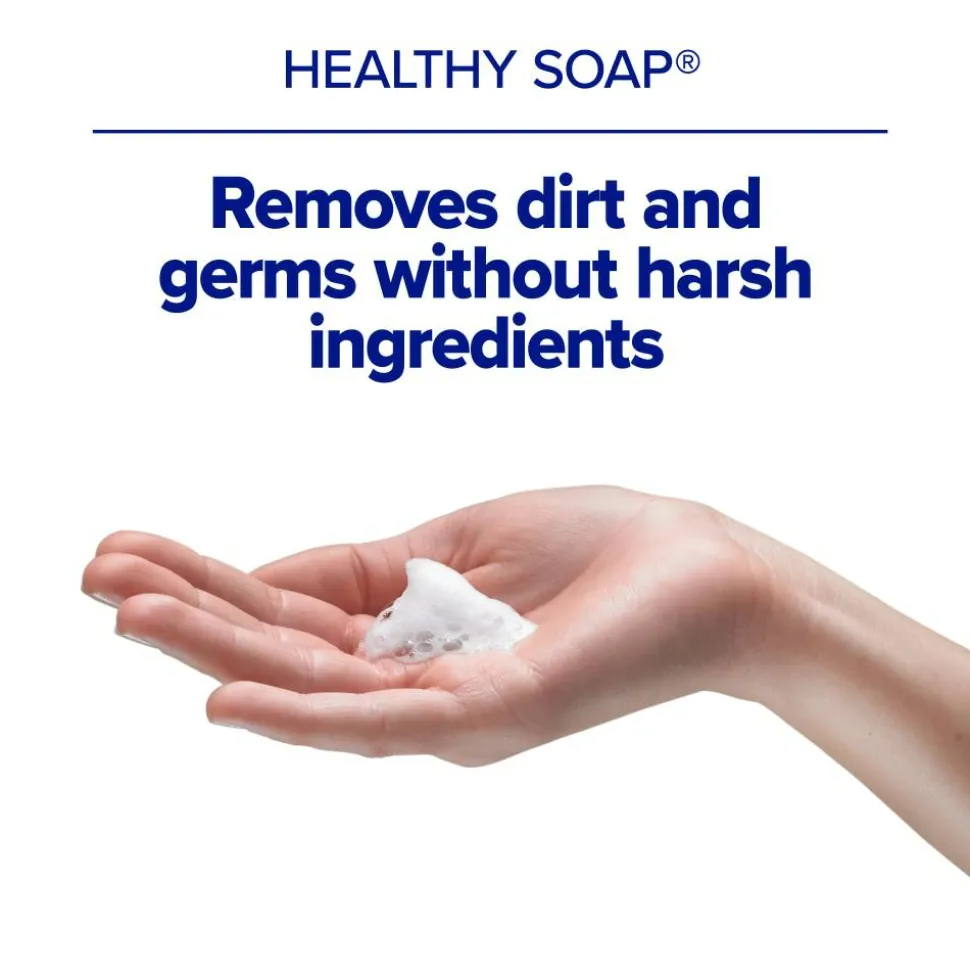 PURELL High Performance HEALTHY SOAP Foam, Fragrance Free, 17.4 Oz, Pack Of 4 Bottles