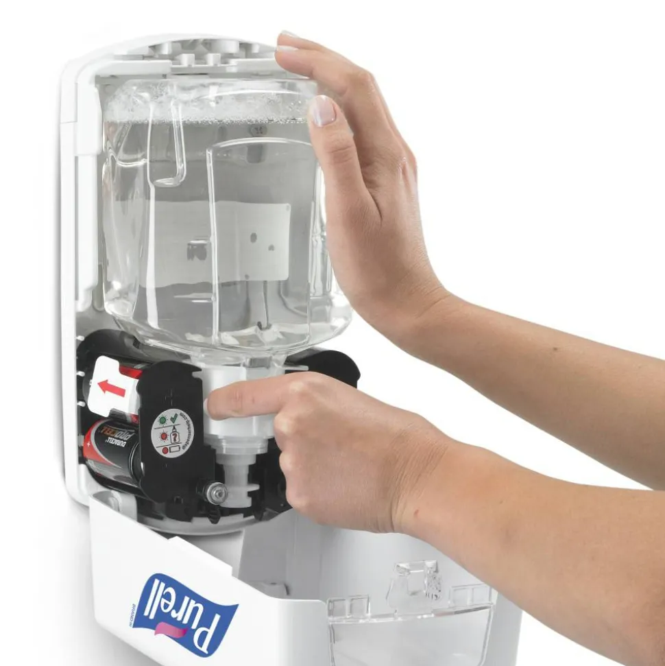 PURELL LTX-12 Touch-Free Dispenser, 1,200 mL, 5.75 x 4 x 10.5, White