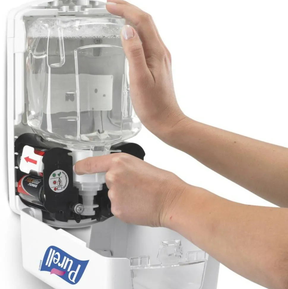 PURELL LTX-12 Touch-Free Dispenser, 1,200 mL, 5.75 x 4 x 10.5, White