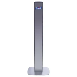 Purell MESSENGER ES8 Floor Stand With Dispenser, 40"H x 16-3/4"W x 6"D, Graphite