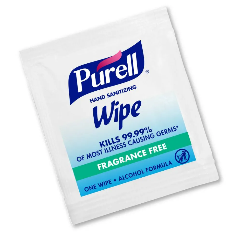 Purell Premoistened Sanitizing Hand Wipes, White, Case Of 1,000 Packets