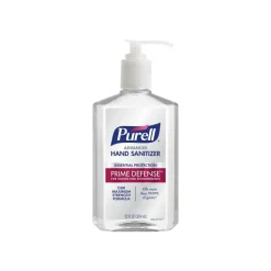 PURELL PRIME DEFENSE Advanced Hand Sanitizer, 12 fl oz Pump Bottle, Case of 12 Bottles