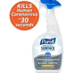 PURELL Professional Surface Disinfectant Spray, Citrus Scent, 32 fl oz Capped Bottle with Spray Trigger in Pack (Pack of 6) - 3342-06