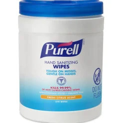 Purell Sanitizing Wipes, Canister Of 270 Wipes