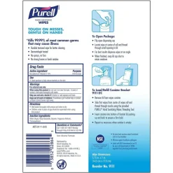 Purell Sanitizing Wipes, Fresh Citrus Scent, Pack of 100 Wipes