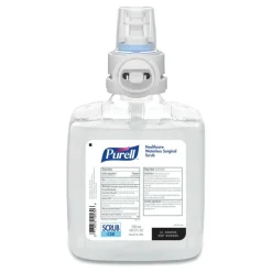 PURELL Waterless Surgical Scrub Gel Hand Sanitizer, 40.58oz (1,200 mL) Refill Bottle, Fragrance-Free, For CS-8 Dispenser, 2/Carton